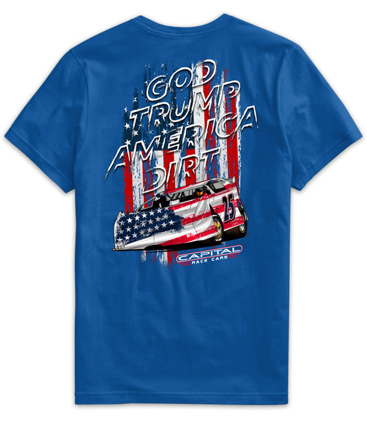 God - Trump - Freedom - Dirt T-shirt